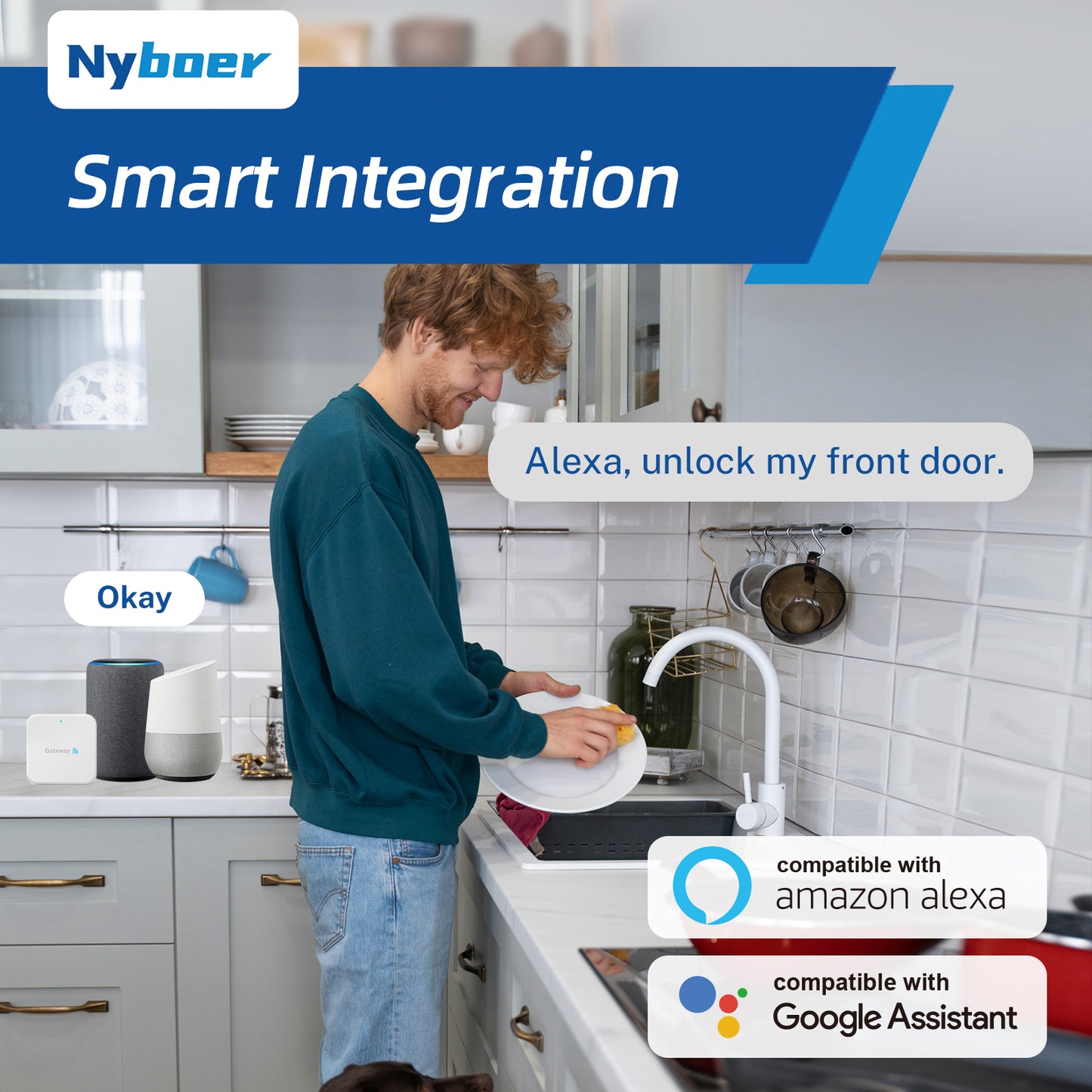 Nyboer Smart Lever Lock H3B Plus
